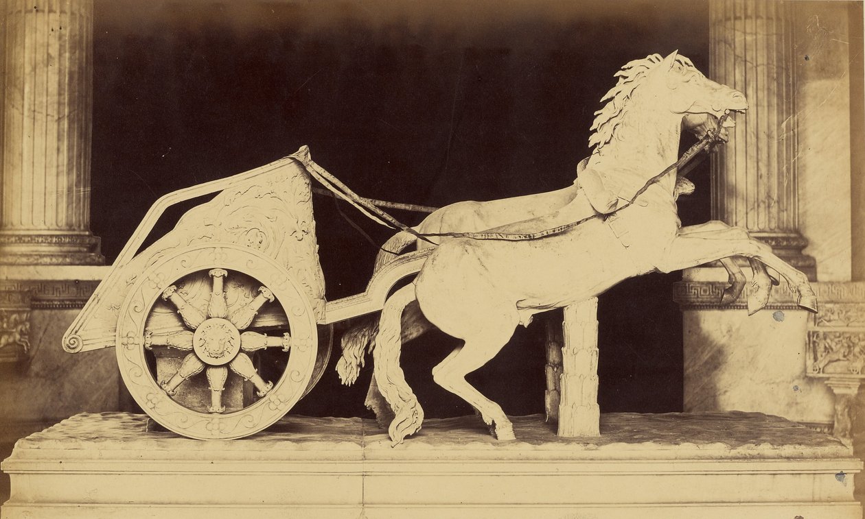 [Paarden en strijdwagen - Vaticaans Museum]. door Robert MacPherson