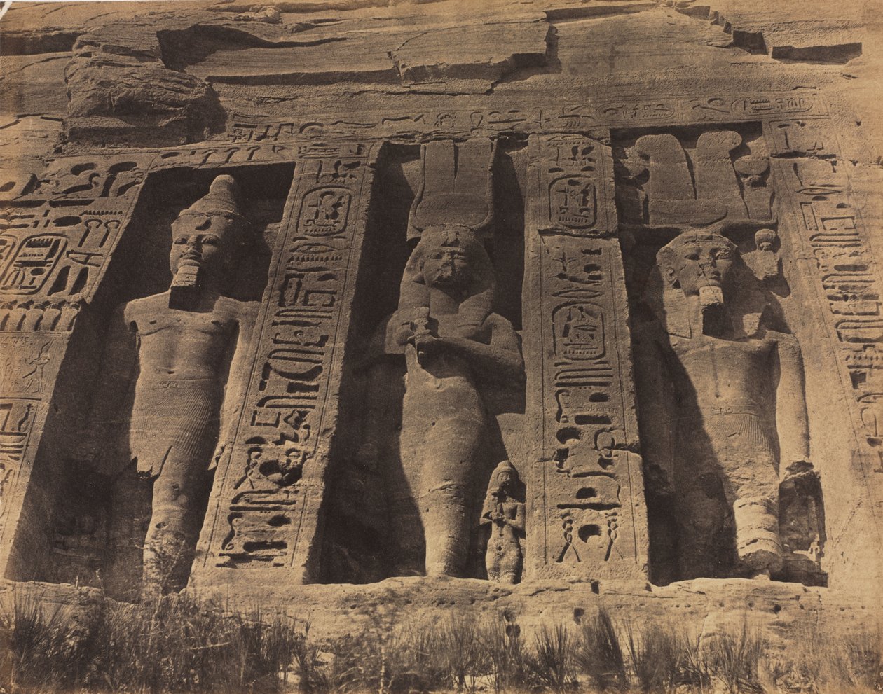 Tempel van Abu Simbel door Robert Murray