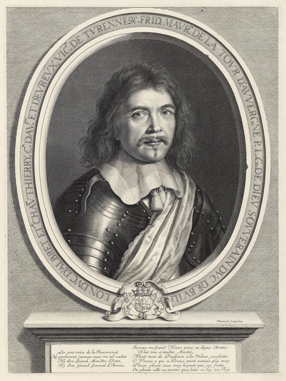Frédéric-Maurice de la Tour D door Robert Nanteuil