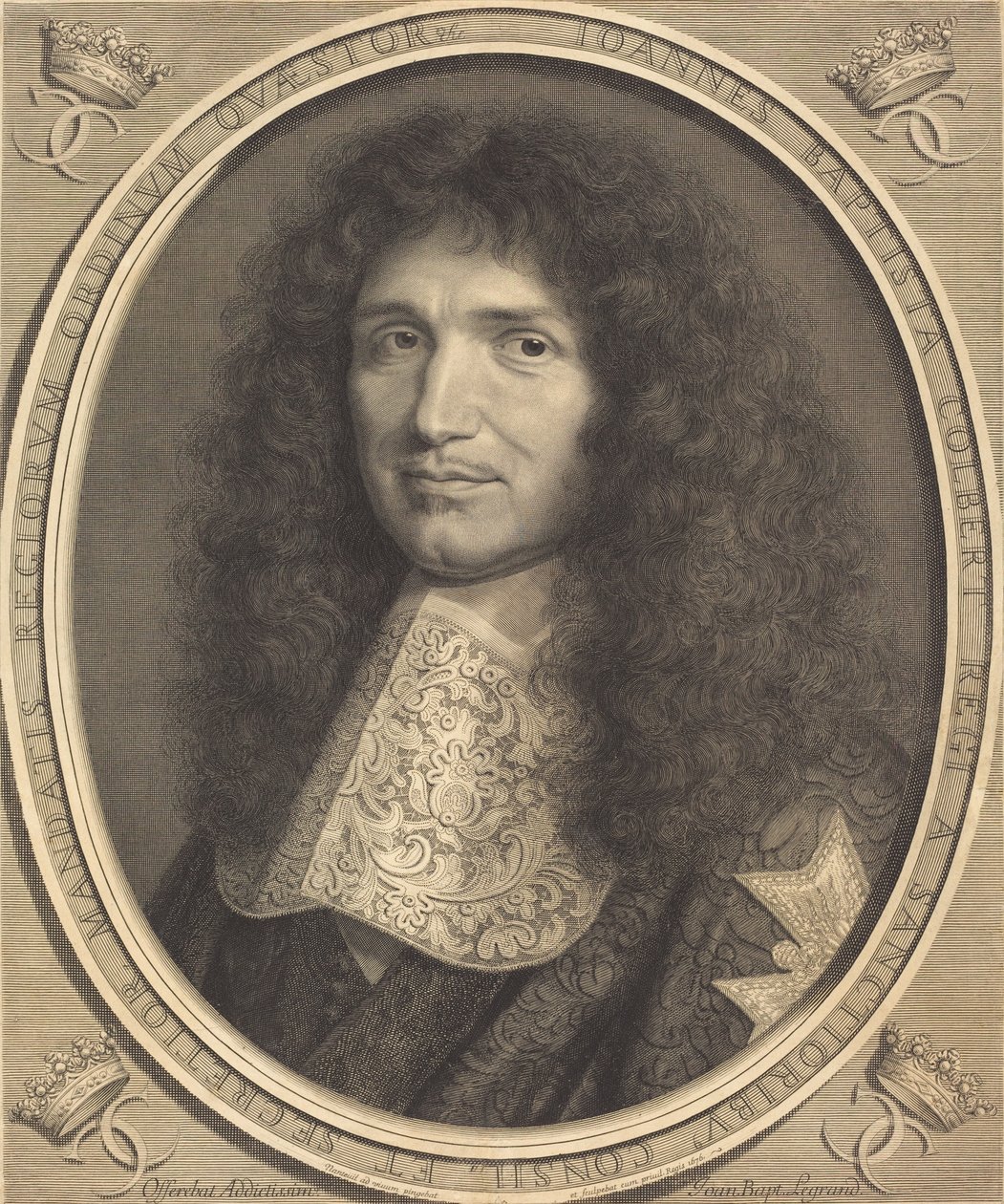 Jean-Baptiste Colbert door Robert Nanteuil