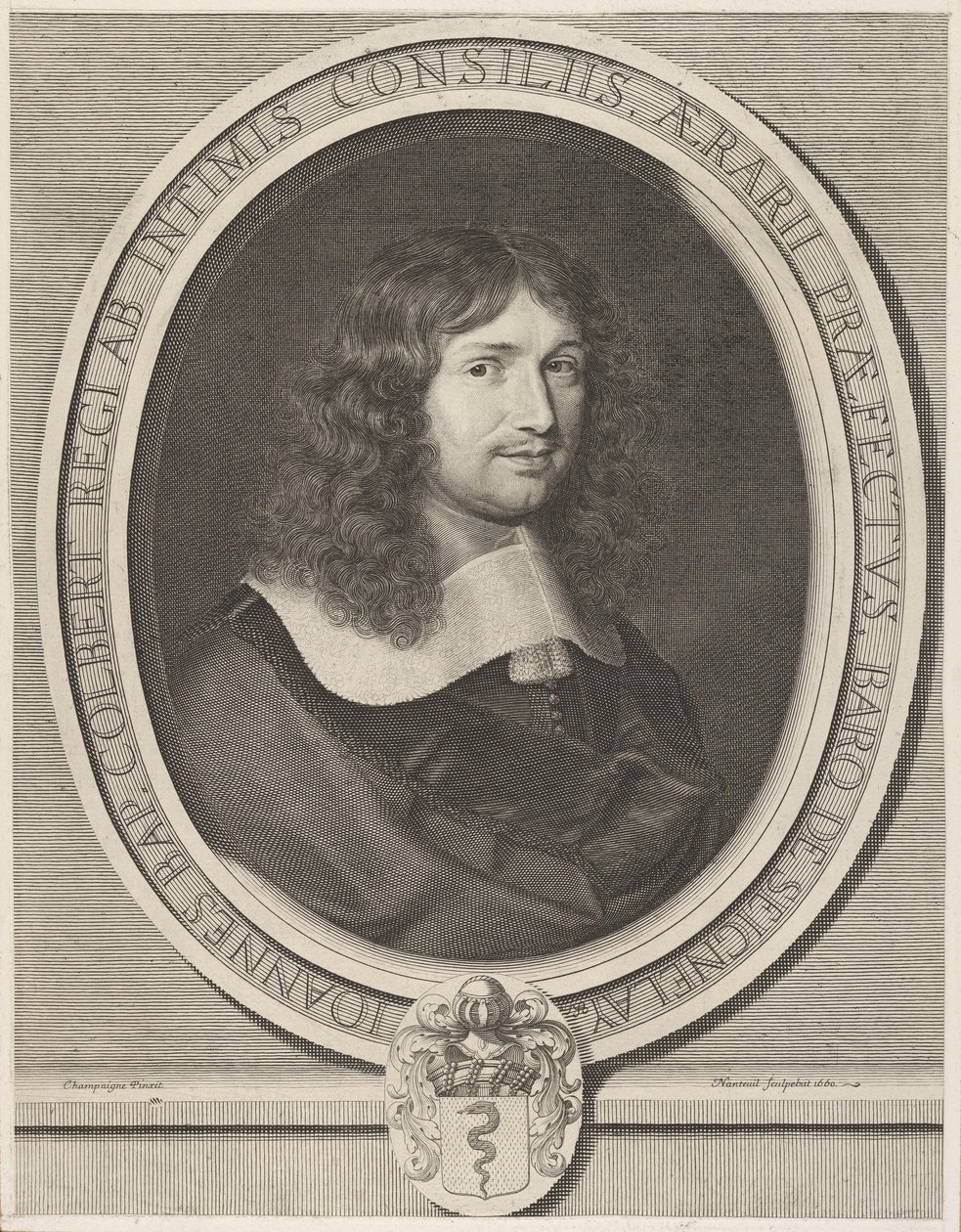 Jean-Baptiste Colbert door Robert Nanteuil