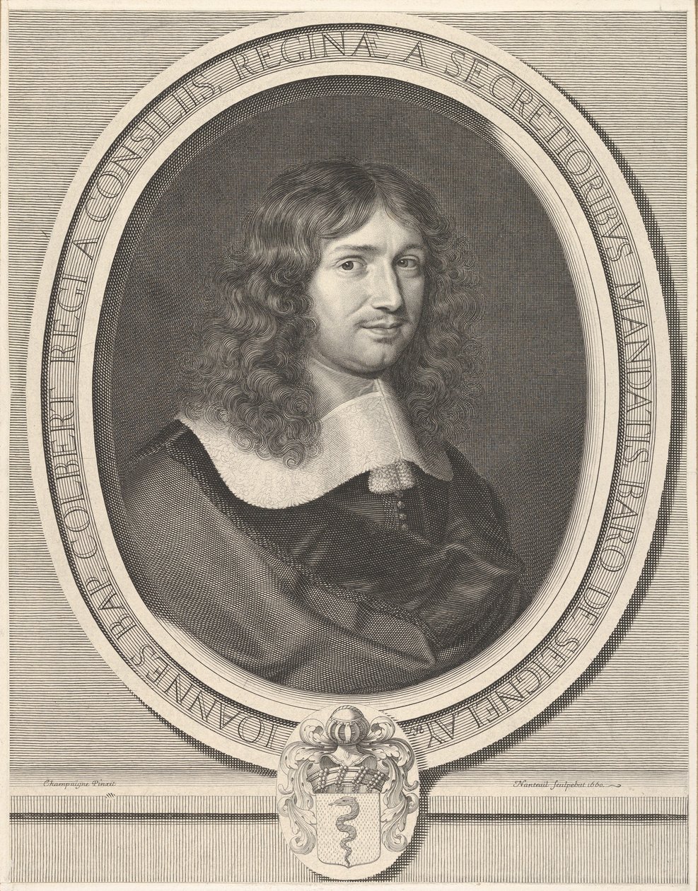 Jean-Baptiste Colbert door Robert Nanteuil