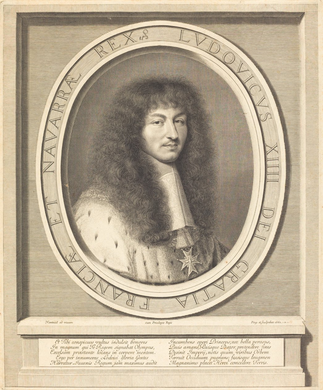 Lodewijk XIV door Robert Nanteuil