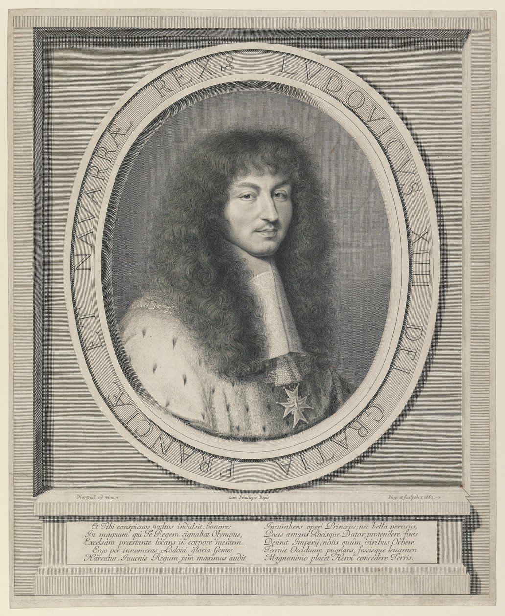 Lodewijk XIV door Robert Nanteuil
