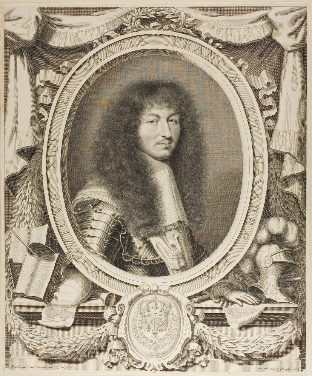 Lodewijk XIV door Robert Nanteuil
