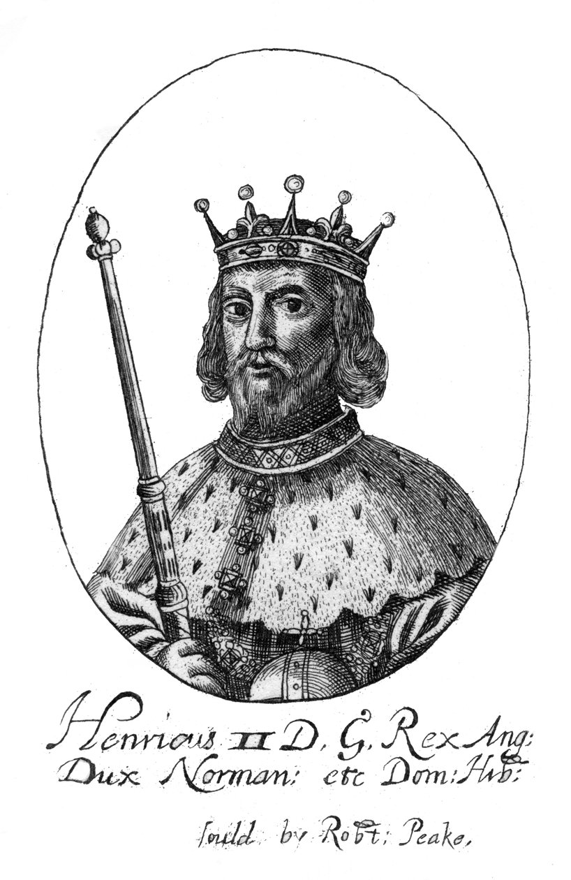 Hendrik II, koning van Engeland door Robert Peake