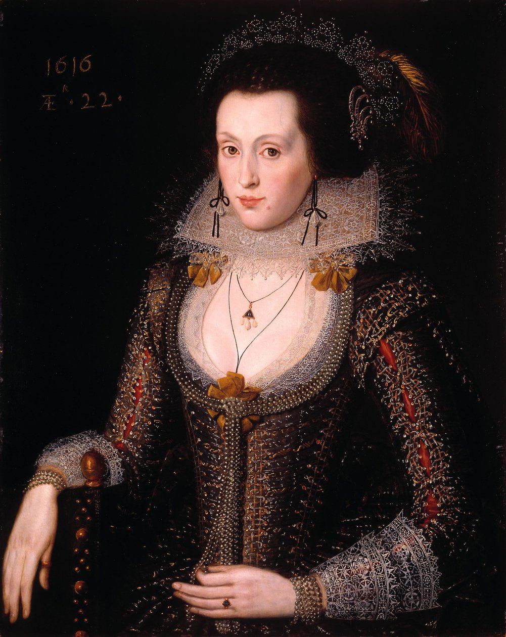 Elizabeth Poulett door Robert Peake door Robert Peake the elder