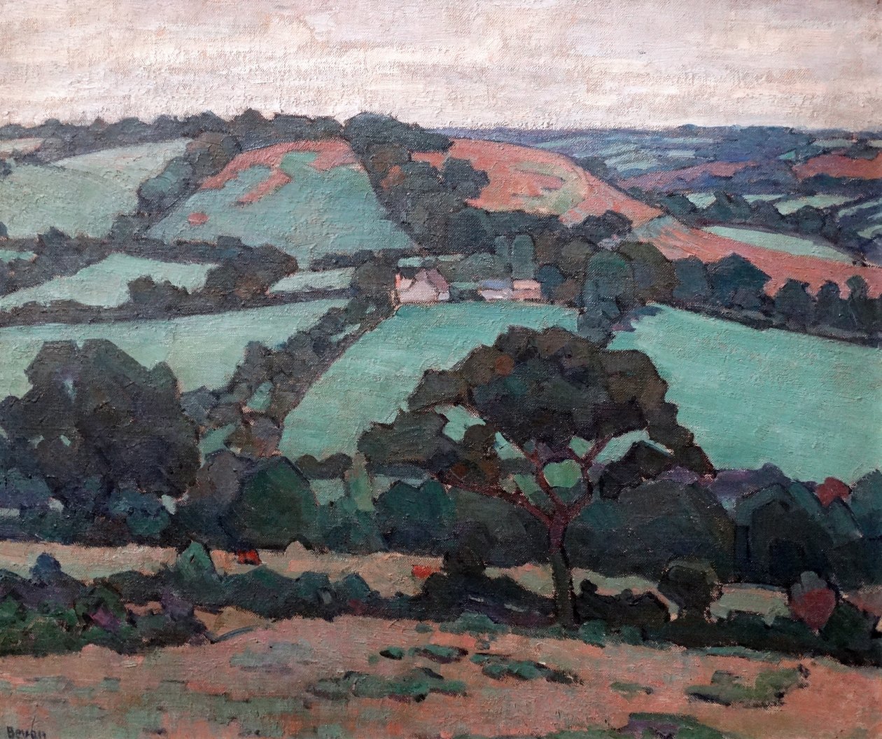 Brimley Hill, Devon door Robert Polhill Bevan