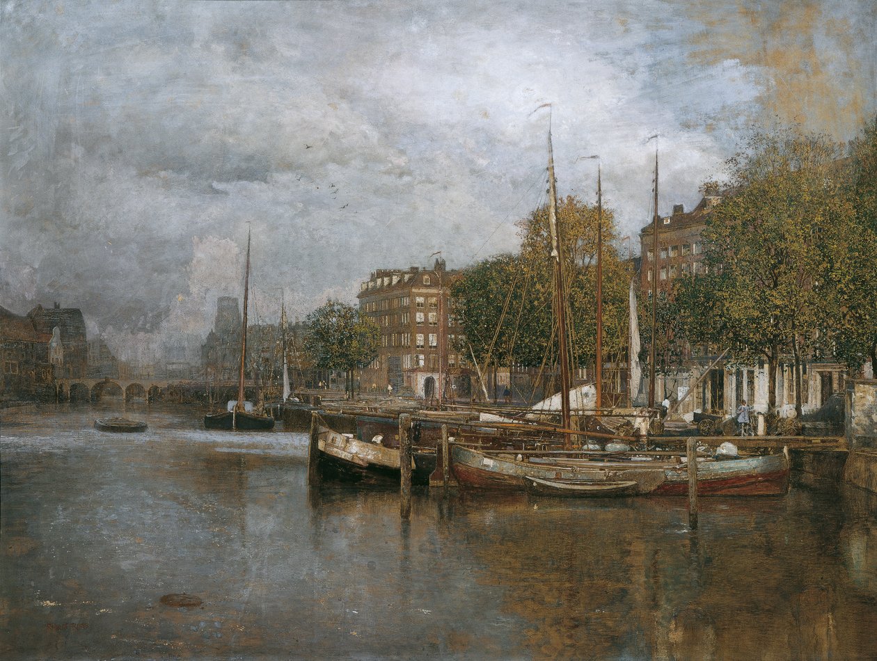 Kanaal in Rotterdam door Robert Russ
