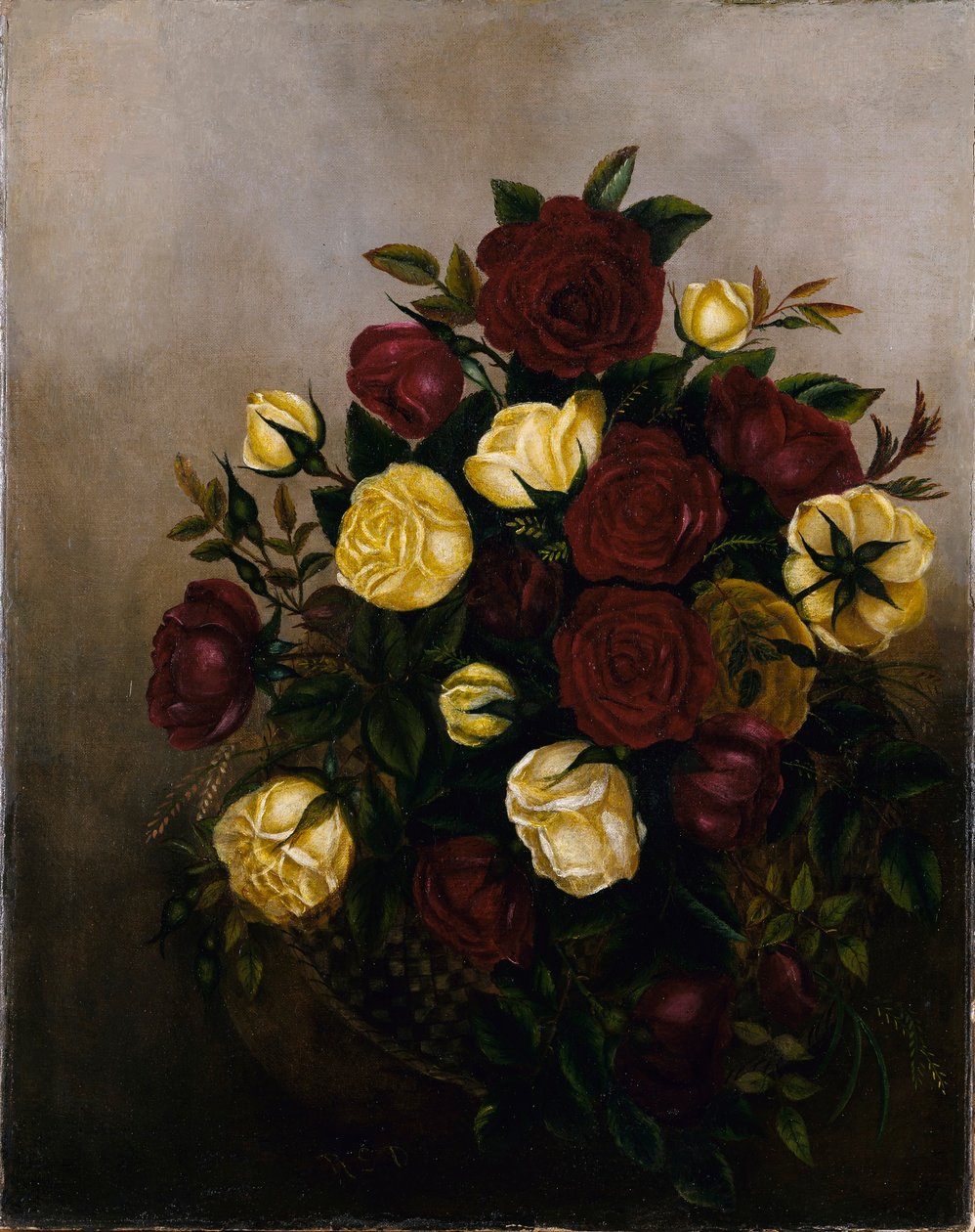 Rozen Stilleven door Robert S. Duncanson