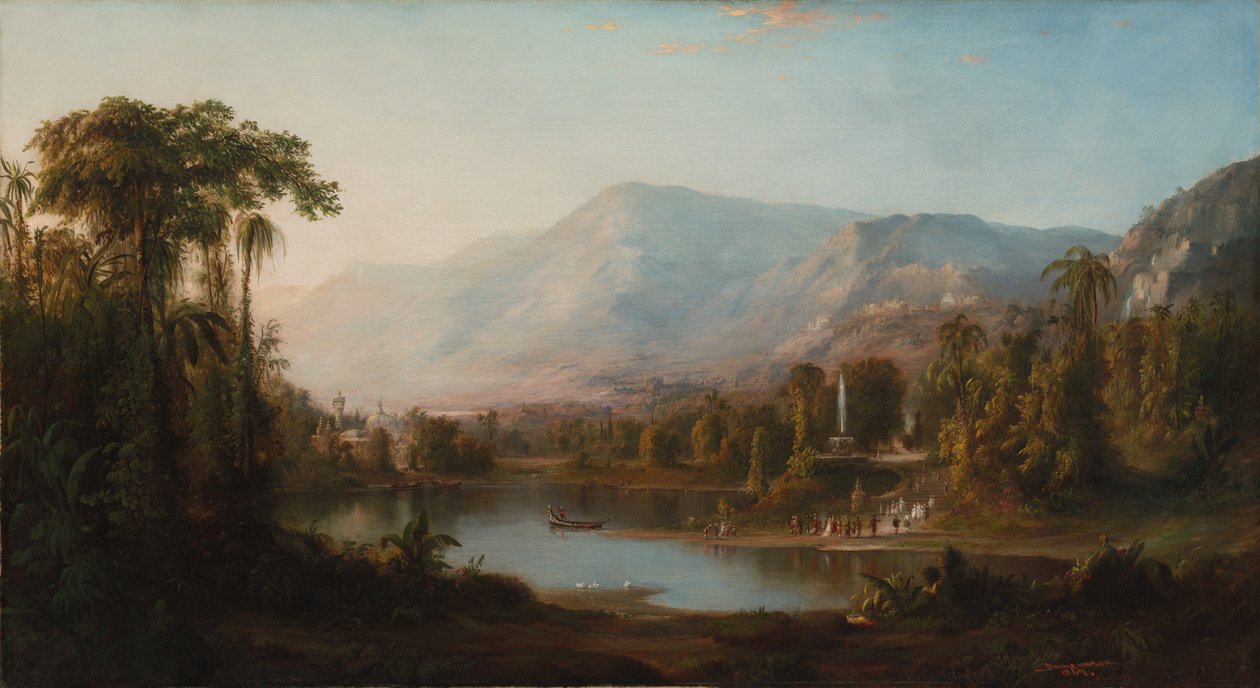 Vale van Kasjmir, 1867 door Robert S. Duncanson