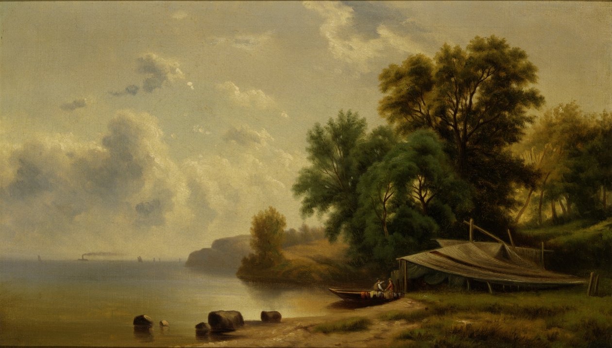 Landschap met Kampplaats door Robert Seldon Duncanson