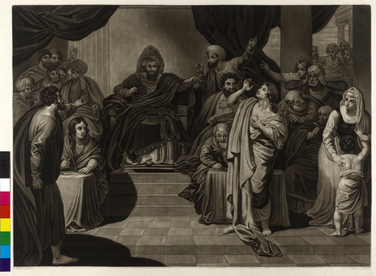 Hoofdstuk VII psalm CX door Robert Smirke