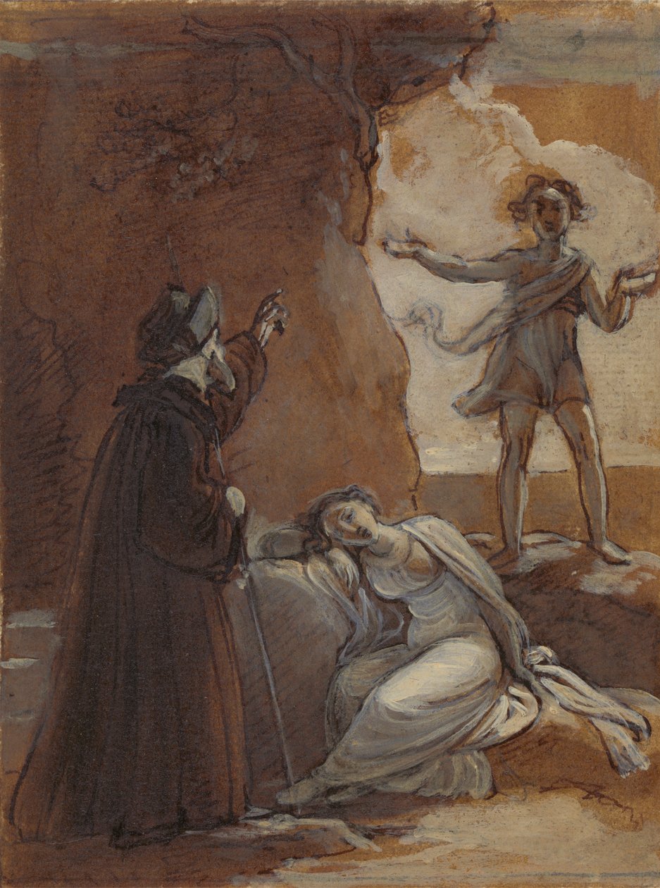 Prospero en Ariel door Robert Smirke