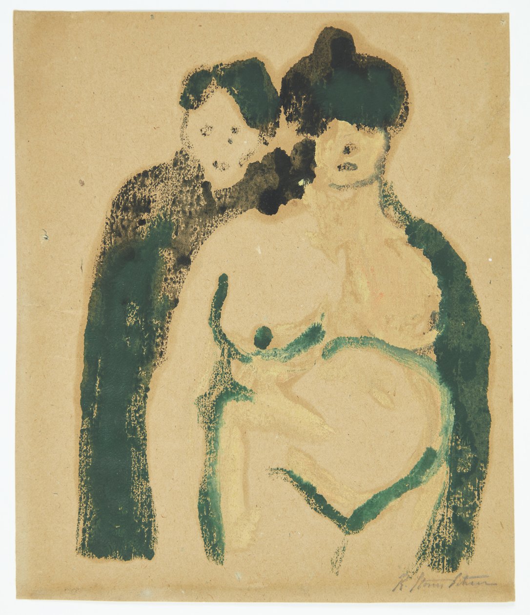 Twee figuren door Robert Storm Petersen