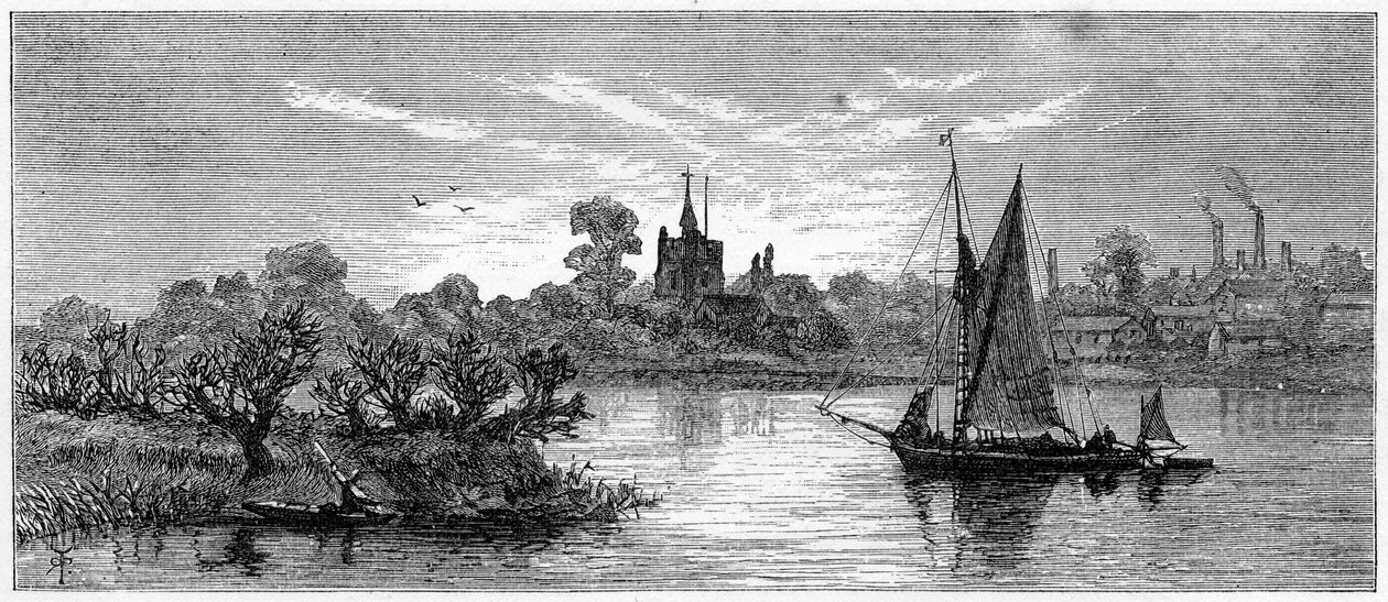 Chiswick, Londen, 1880 door Robert Taylor Pritchett