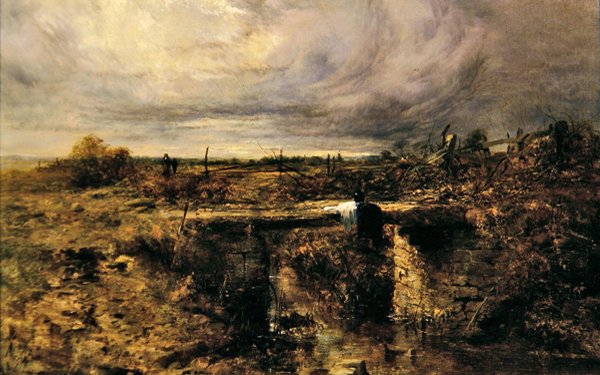 De voetbrug door Robert Tonge