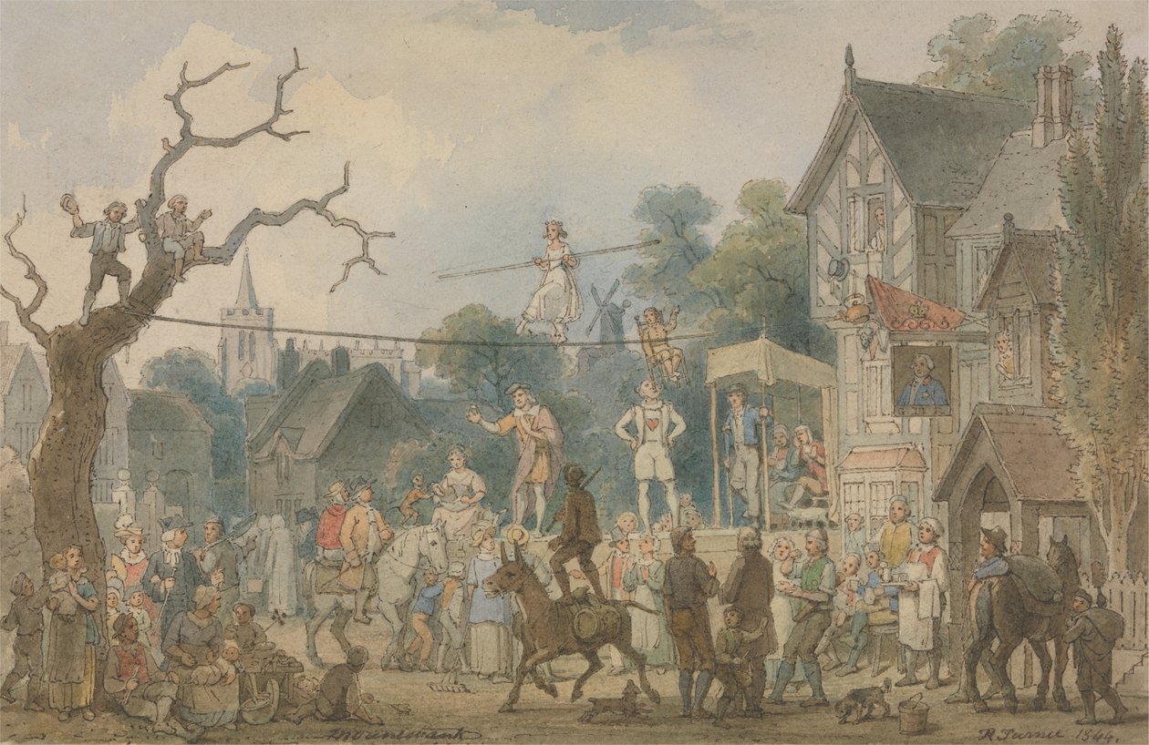 Mountebank, 1844 door Robert Turner