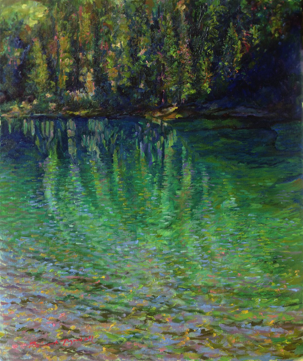 Lac du Poursolet, Haute Alpes, Frankrijk door Robert Tyndall