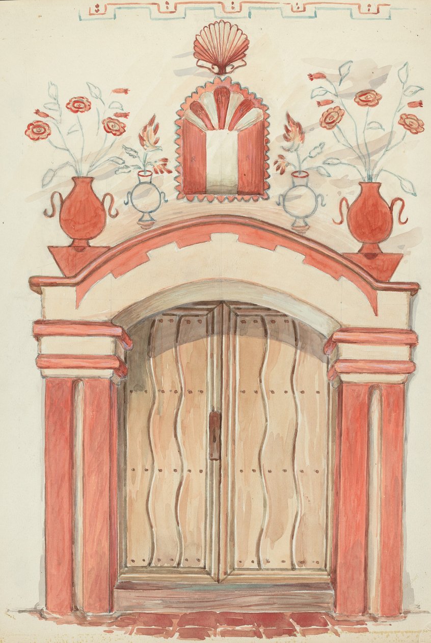 Hoofdingang en boog door Robert W.R. Taylor