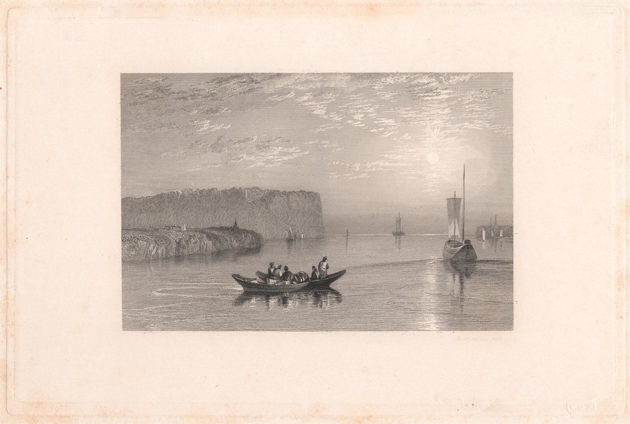 Scène aan de Loire door Robert Wallis