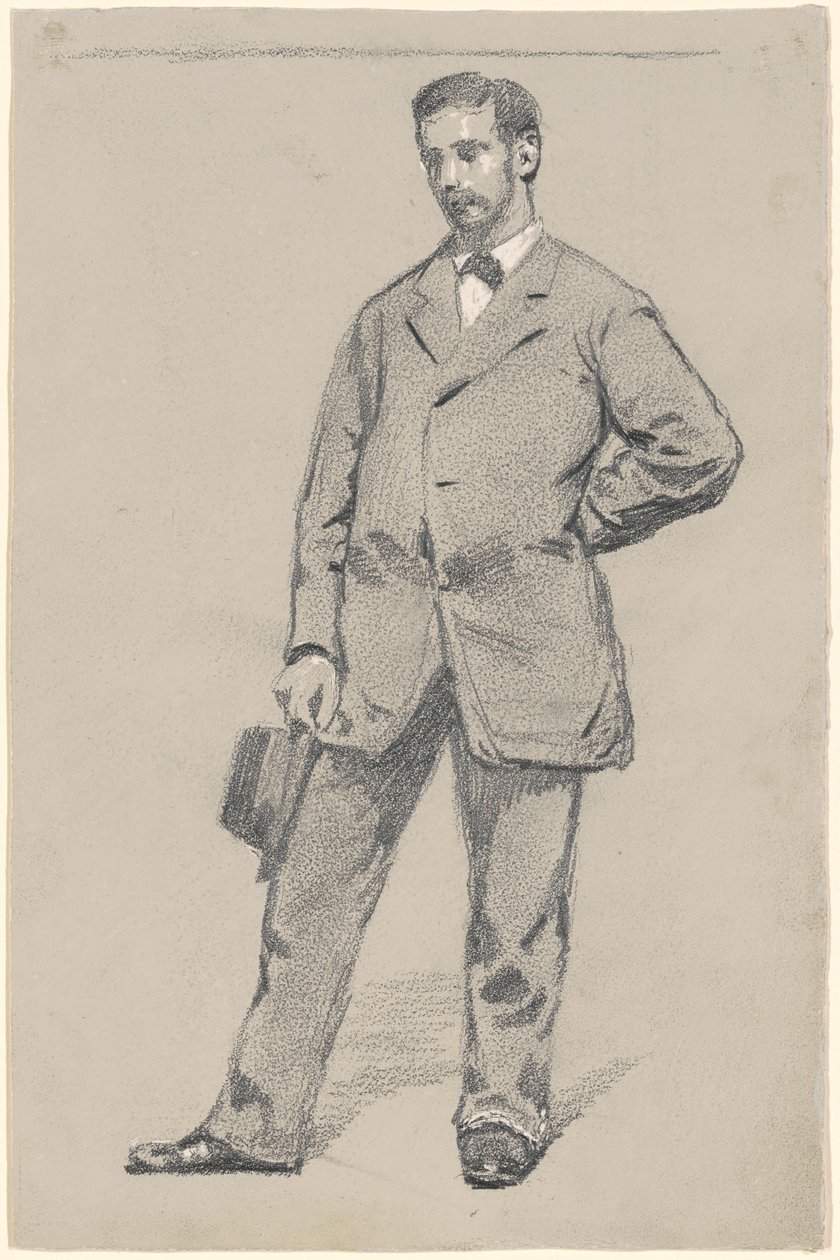 Staande Man door Robert William Vonnoh