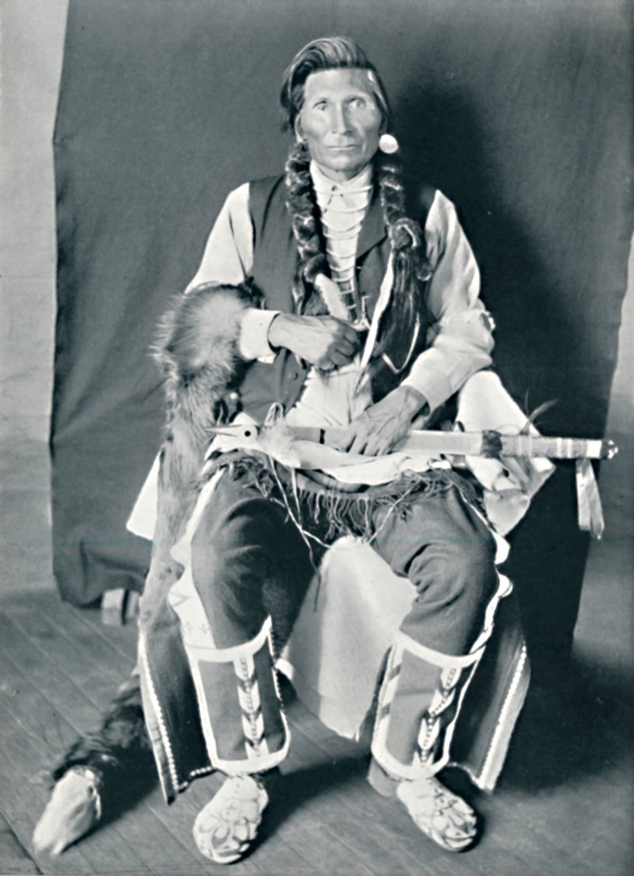 Een Sahaptin Indiaan, 1912 door Robert Wilson Shufeldt