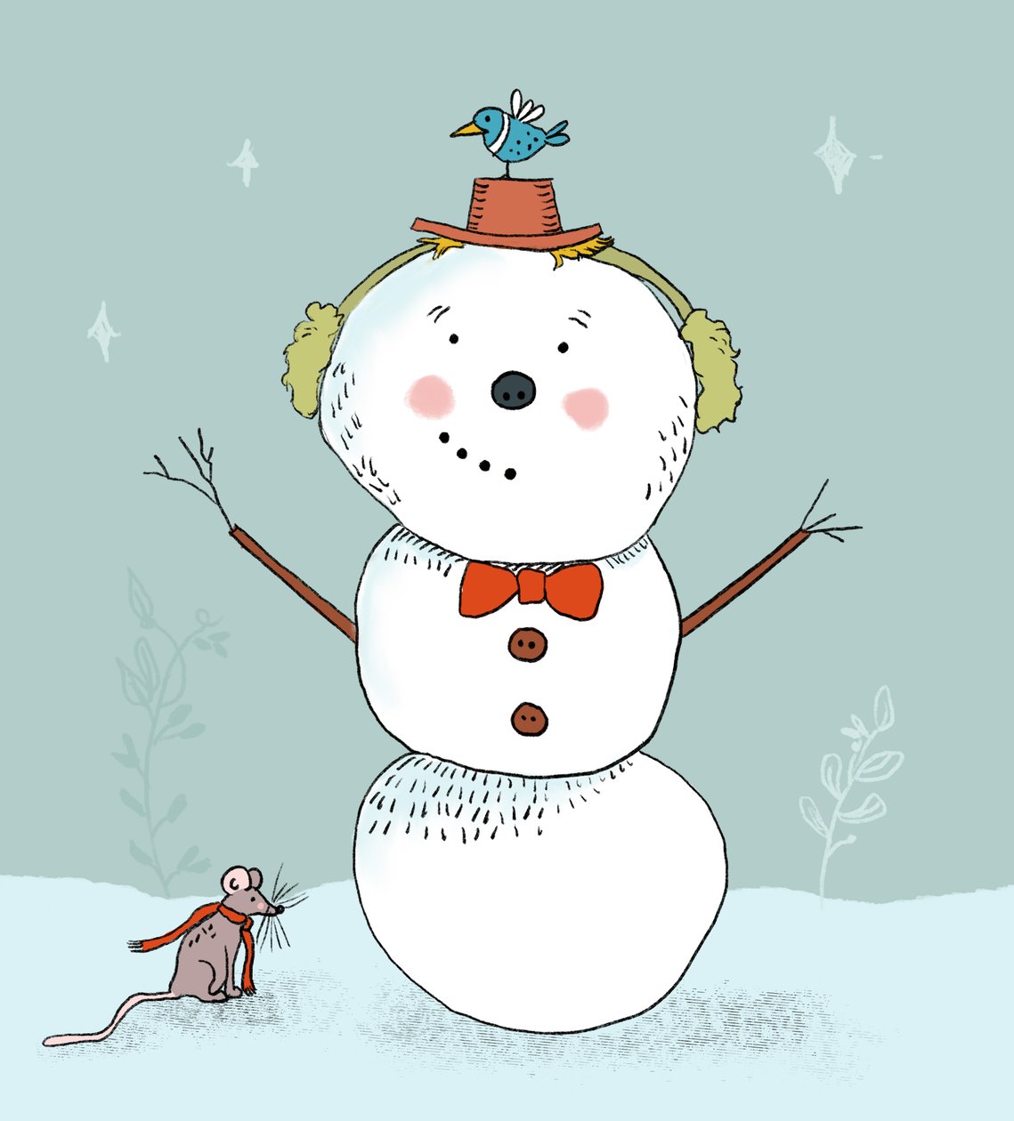 Sterren sneeuwpop, 2019 door Roberta Murray