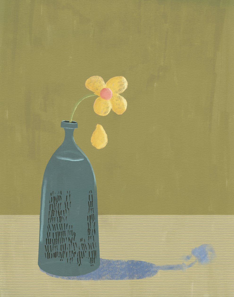 Verlepte margriet, 2021 door Roberta Murray
