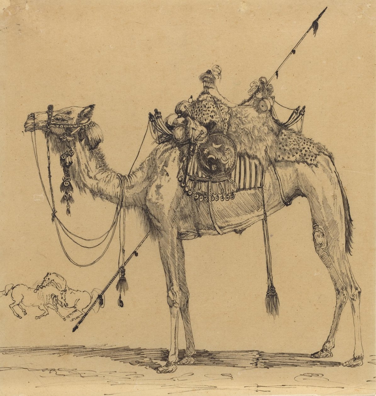 De Kameel door Rodolphe Bresdin