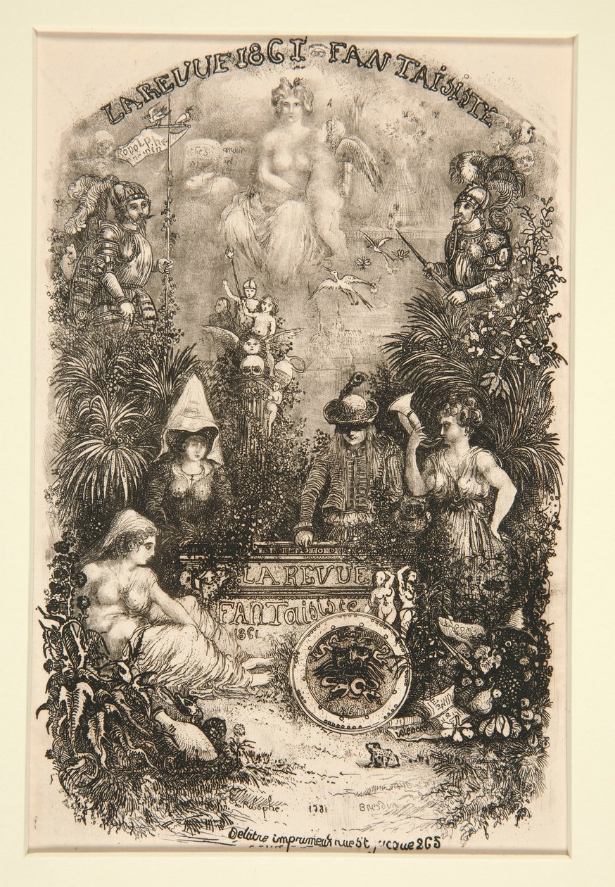 Frontispice van door Rodolphe Bresdin