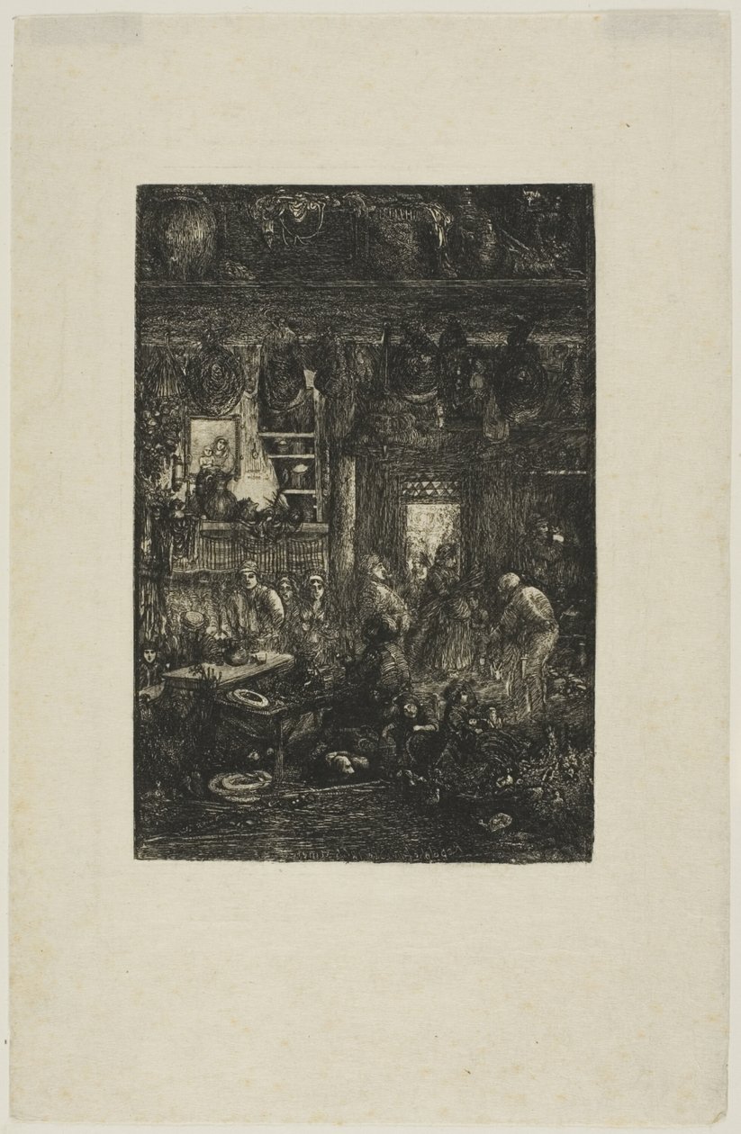 Moldavisch interieur door Rodolphe Bresdin