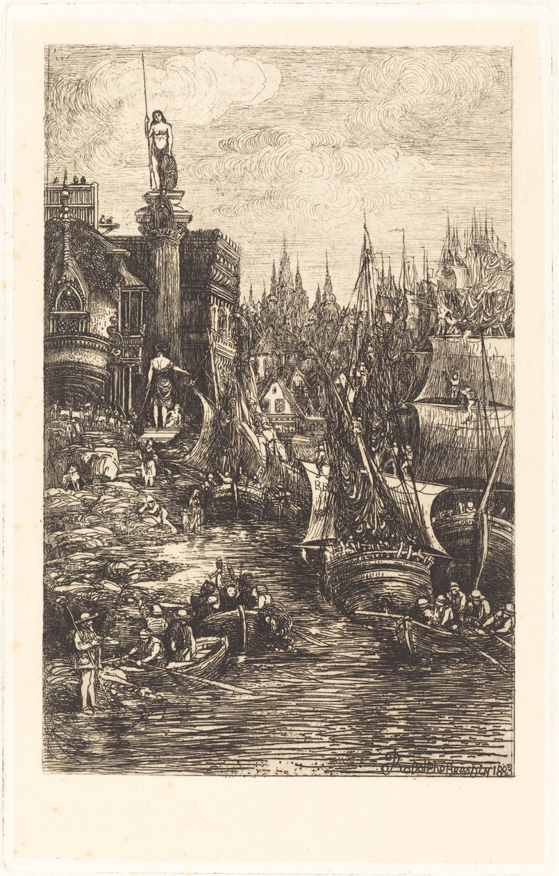 Mijn Droom door Rodolphe Bresdin