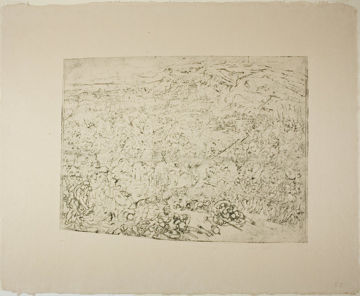 De grote veldslag door Rodolphe Bresdin