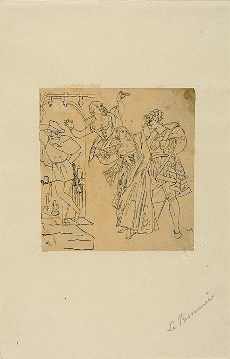 De Gevangene door Rodolphe Bresdin