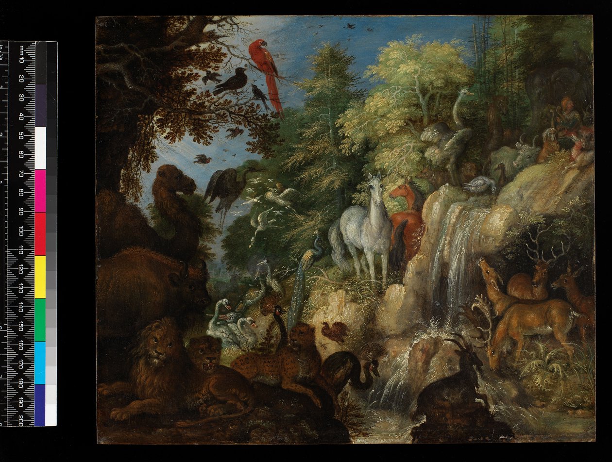 Orpheus met vogels en beesten, 1622 door Roelandt Jacobsz. Savery