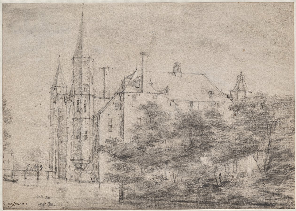 Kasteel Zuylen bij Utrecht door Roelant Roghman