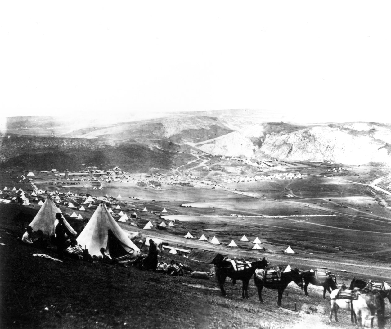Geallieerd Kamp, Krim, c.1855 door Roger Fenton