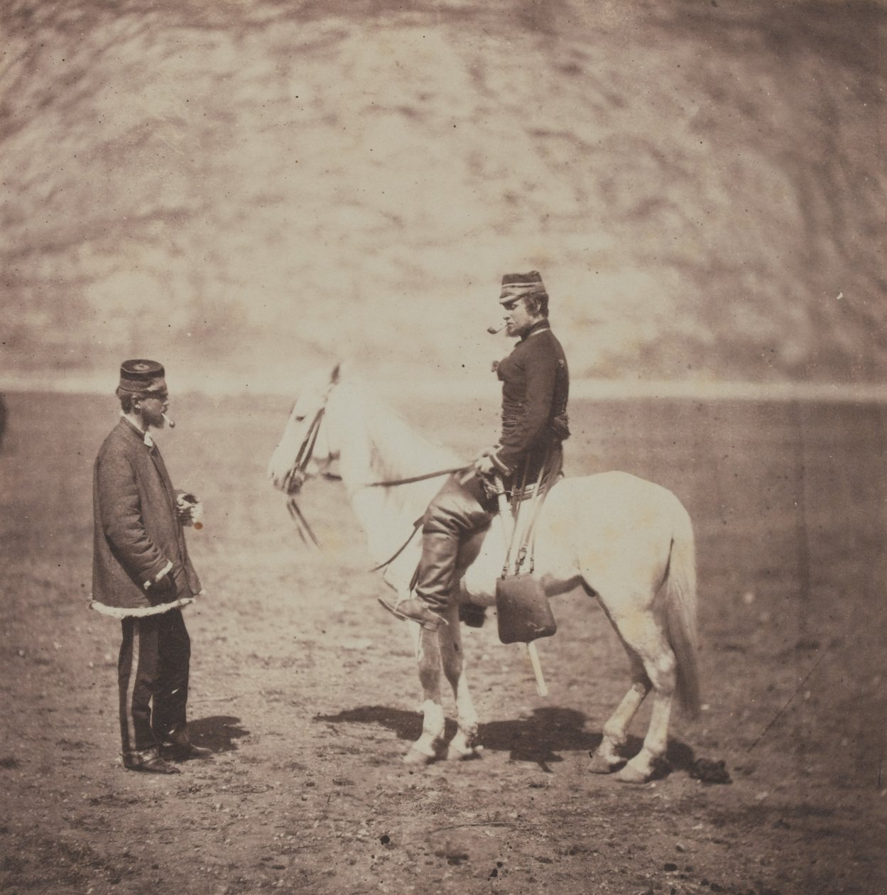 De vredespijp door Roger Fenton