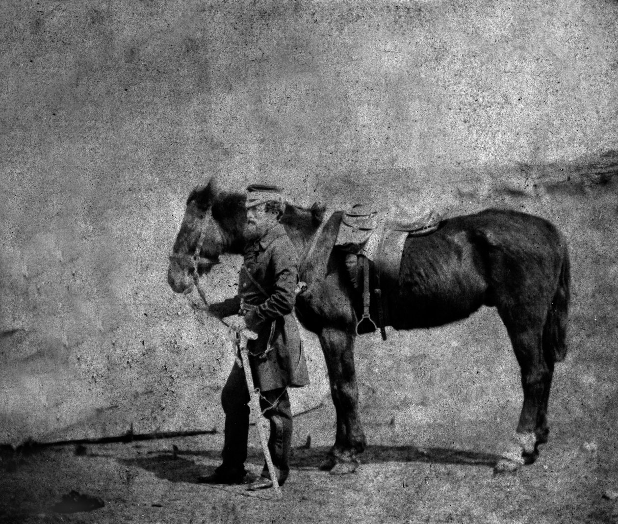 Kapitein Arthur Layard, 1855 door Roger Fenton