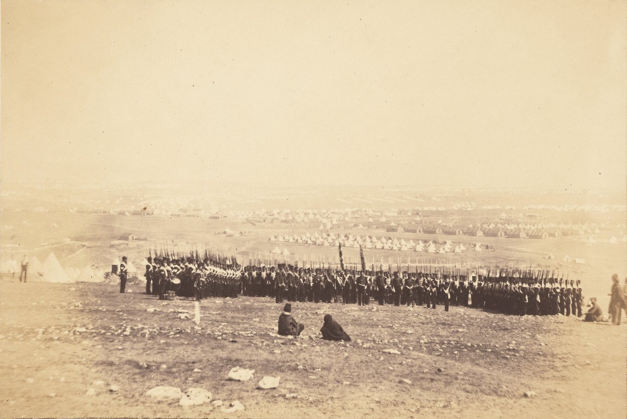 Kolonel Shadforth en het 57e regiment. door Roger Fenton