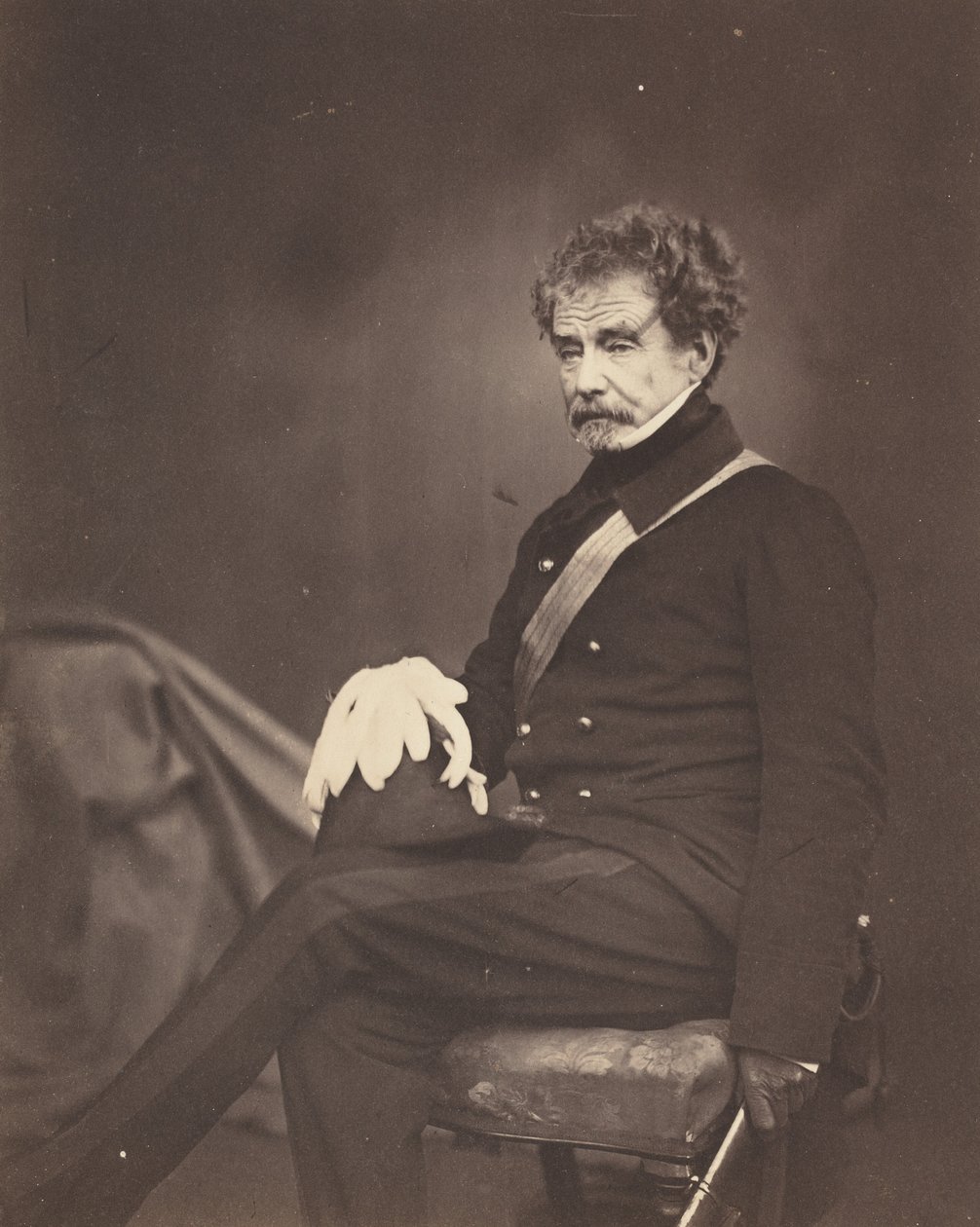 Luitenant-generaal Sir Colin Campbell, G.C.B.,1855 (foto) door Roger Fenton