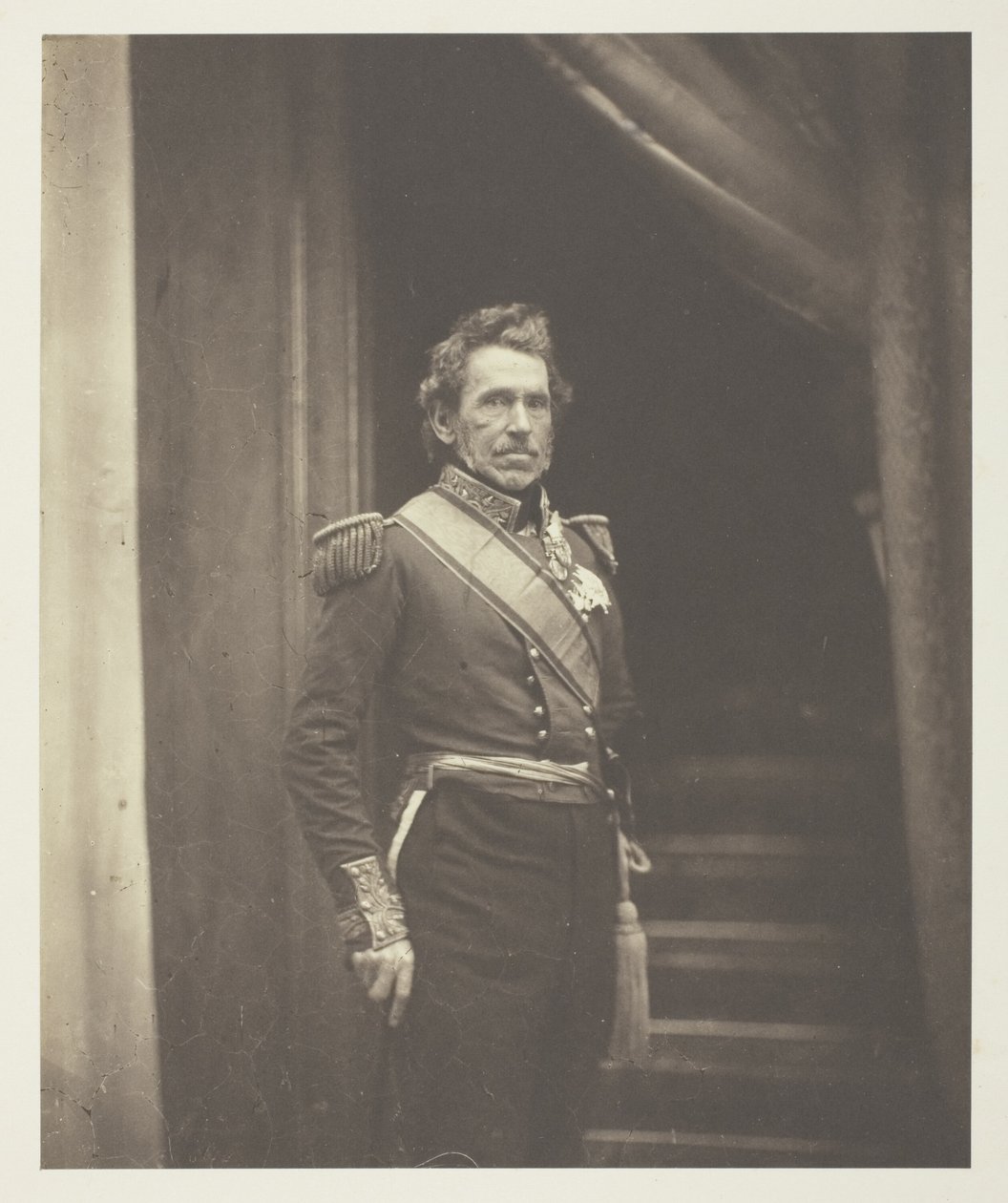 Luitenant-generaal Sir de Lacy Evans, G.C.B. door Roger Fenton