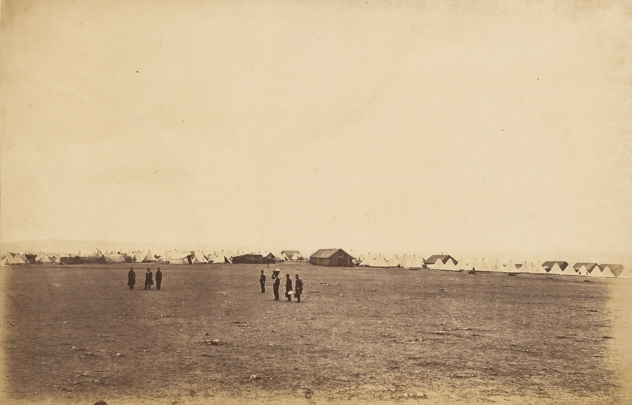Plateau van Sebastopol VI. door Roger Fenton