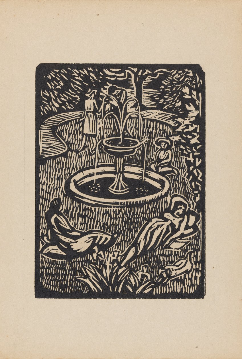 De Londense tuin door Roger Fry