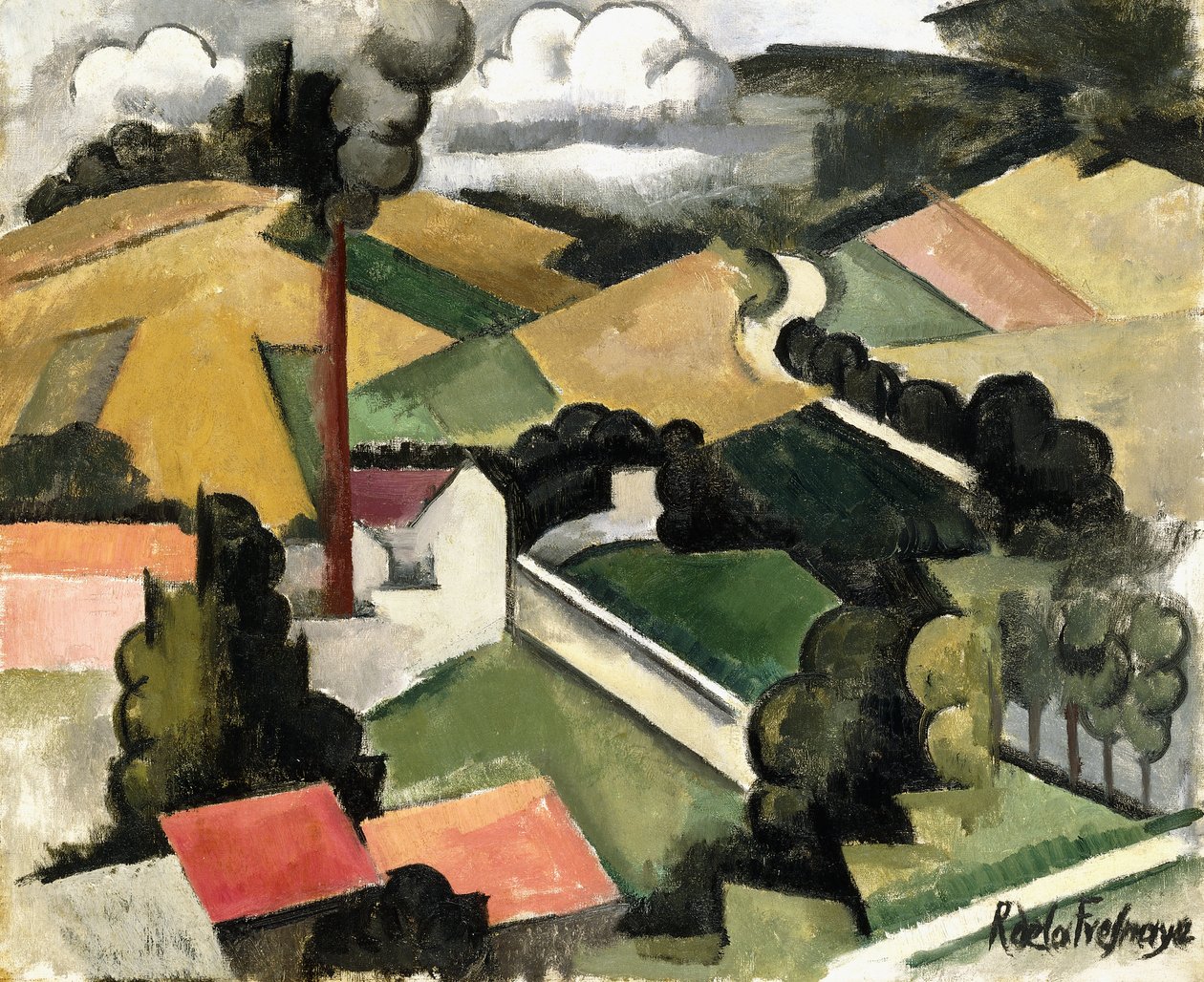 De Haardfabriek door Roger de La Fresnaye