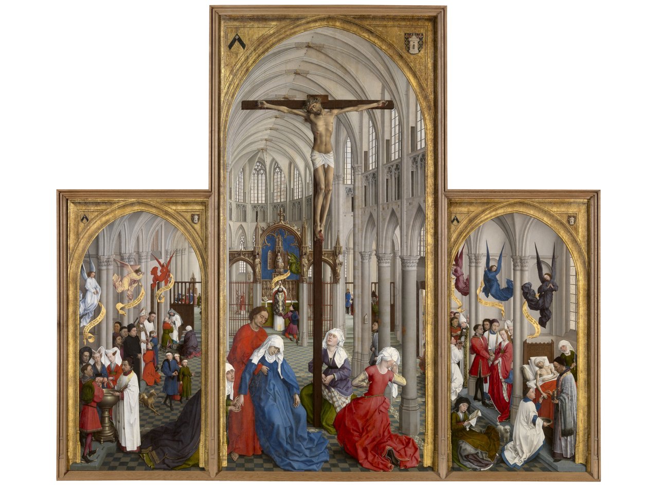 Altaarstuk van de Zeven Sacramenten door Rogier van der Weyden