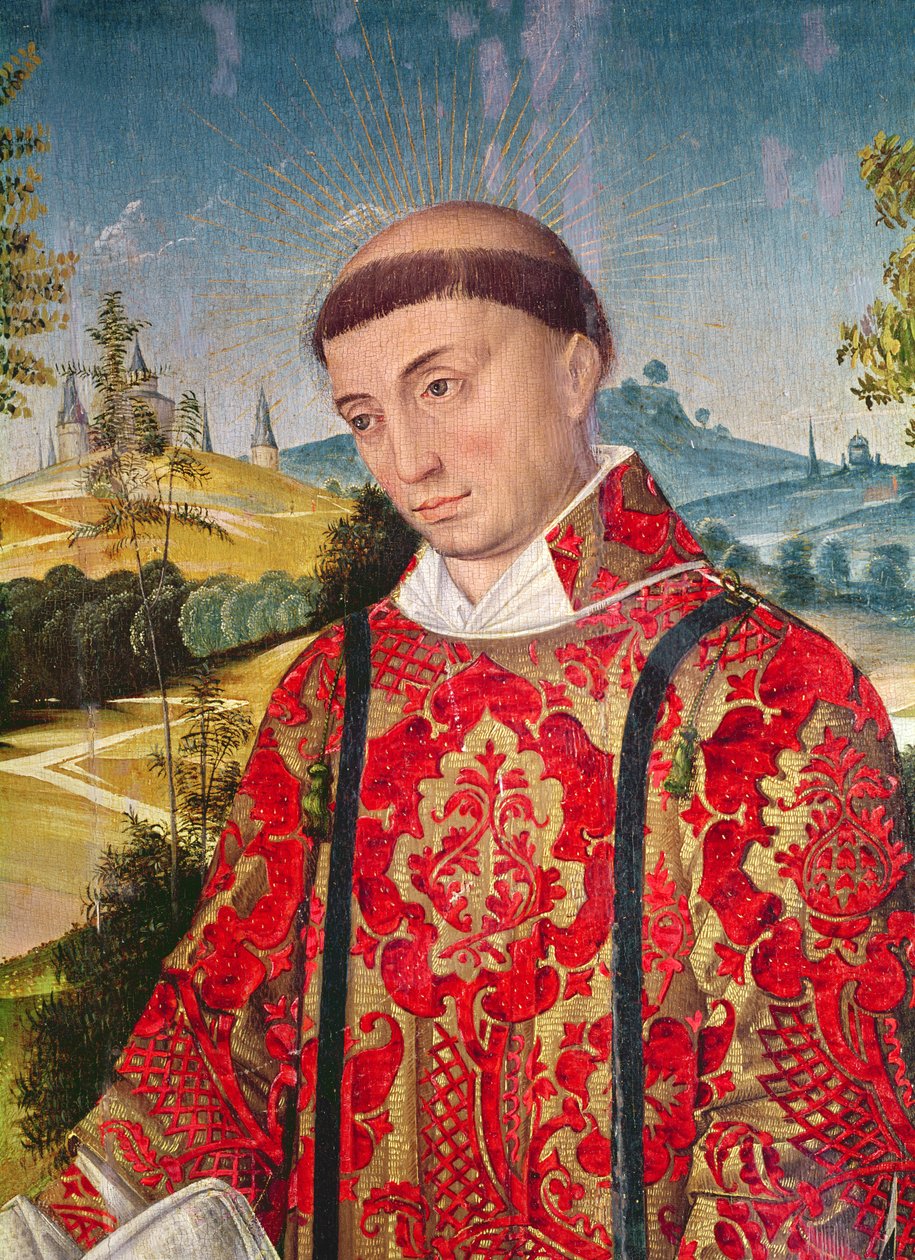 Sint Laurentius, 1460-66 (detail) door Rogier van der Weyden