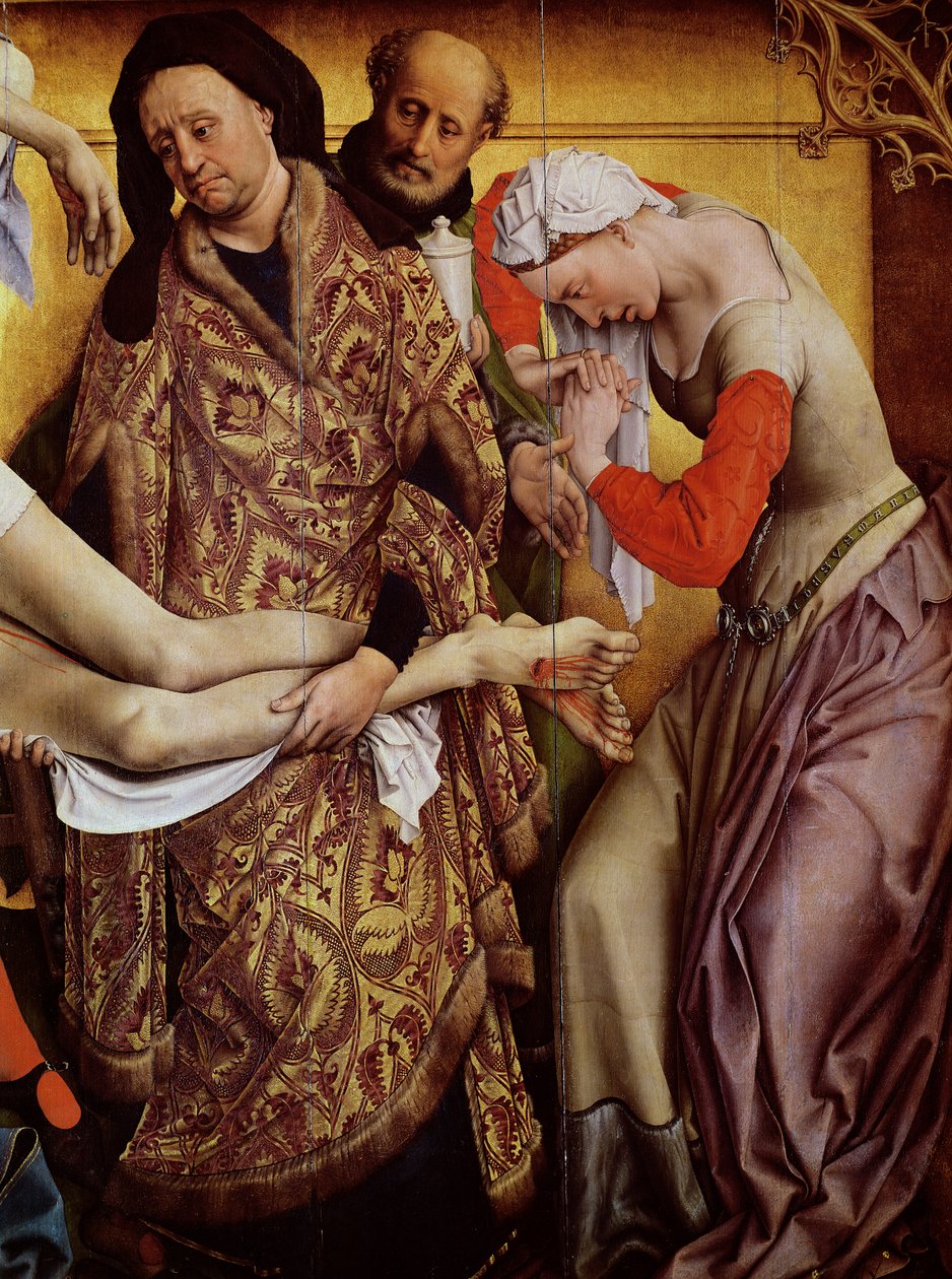 De kruisafneming (detail) door Rogier van der Weyden