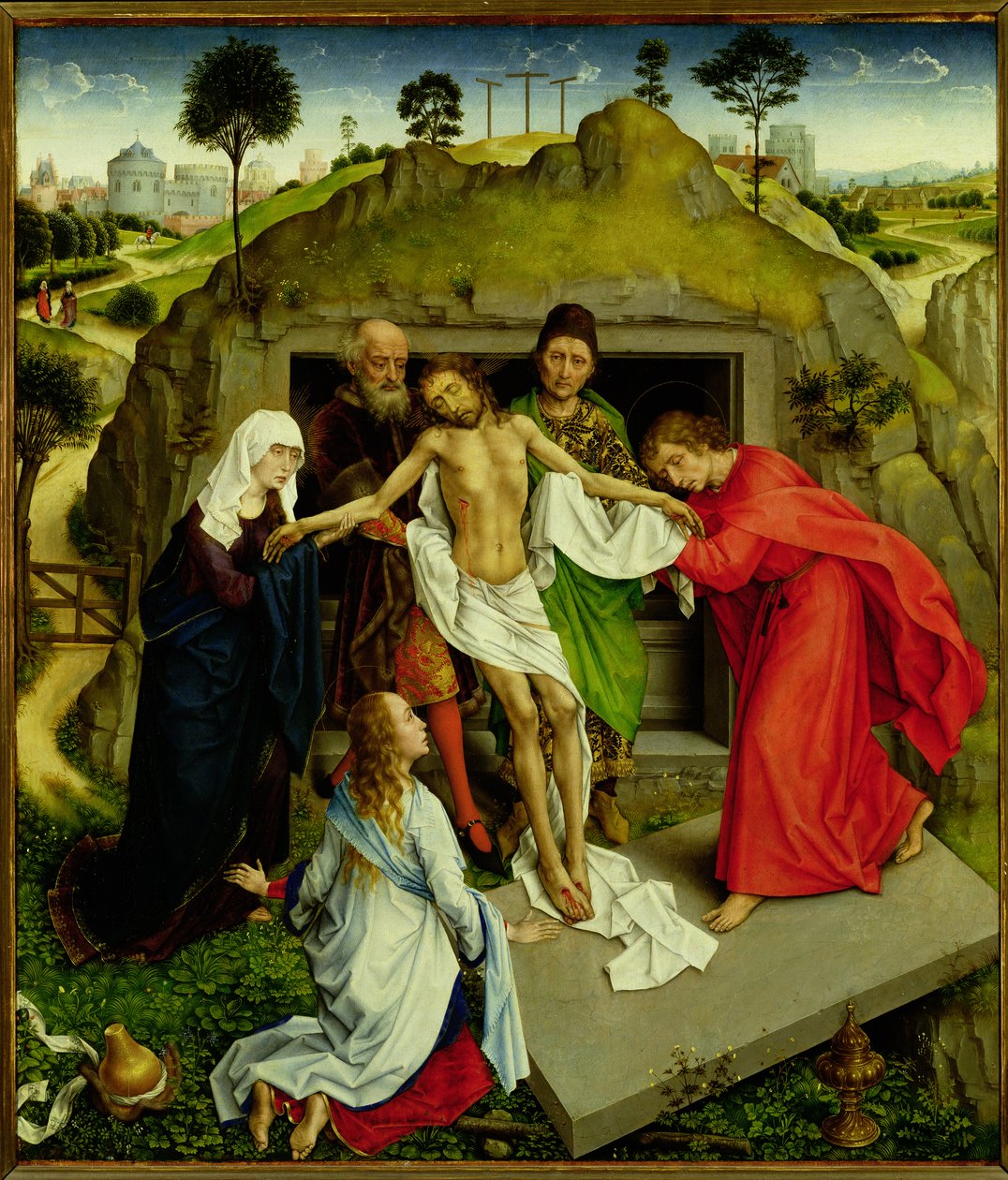 De Graflegging, c.1450 door Rogier van der Weyden
